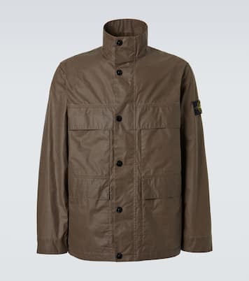 Giacca in canvas con cappuccio | Stone Island