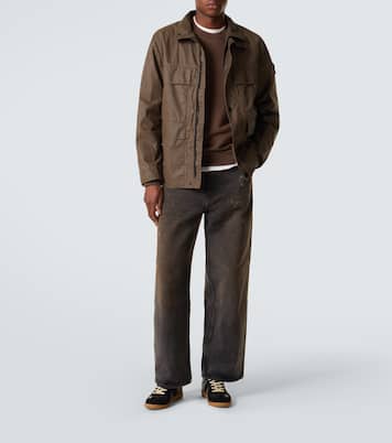 Giacca in canvas con cappuccio | Stone Island