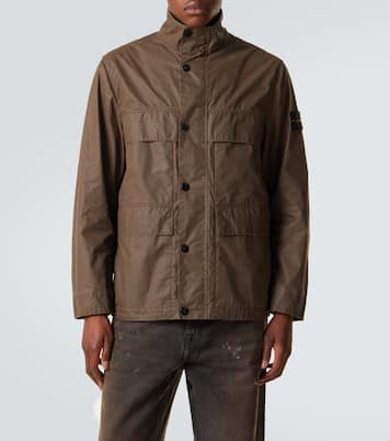Giacca in canvas con cappuccio | Stone Island