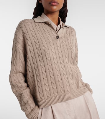 Polo en coton mélangé | Brunello Cucinelli