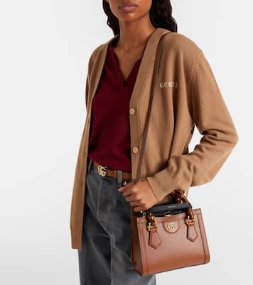 Gucci Diana Small leather top-handle bag | Gucci