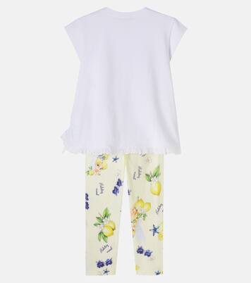X Disney® - T-shirt e leggings in misto cotone | Monnalisa