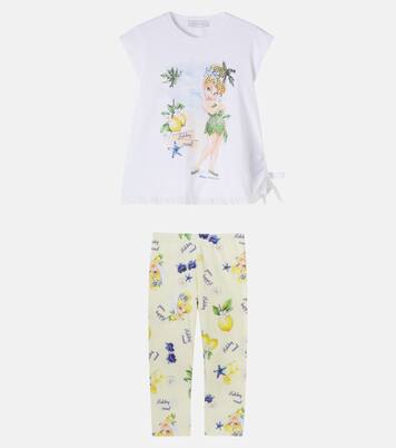 X Disney® - T-shirt e leggings in misto cotone | Monnalisa