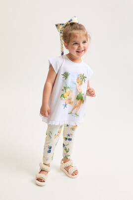 X Disney® - T-shirt e leggings in misto cotone | Monnalisa