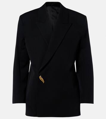 Double-breasted wool blazer | Bottega Veneta