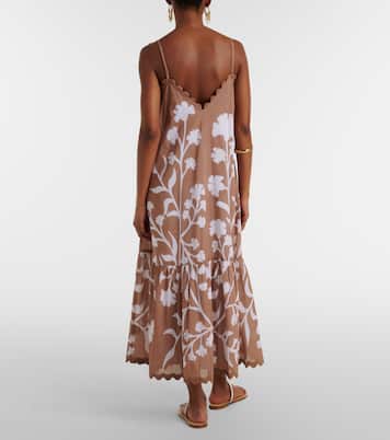 Abito midi in cotone floreale  | Juliet Dunn