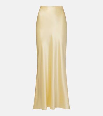Silk satin maxi skirt | The Sei