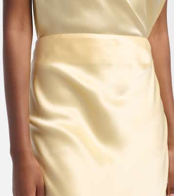 Silk satin maxi skirt | The Sei