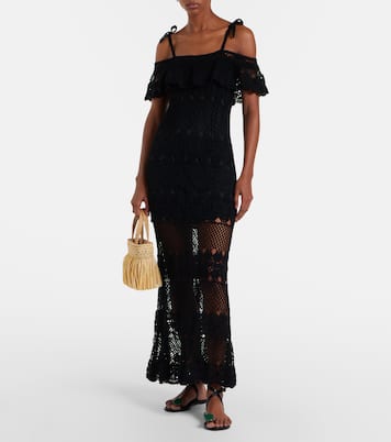 Marianne 크로셰 코튼 맥시 드레스 | Anna Kosturova