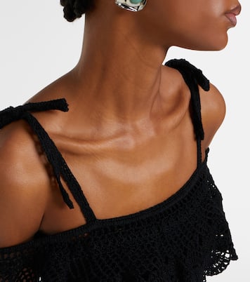 Marianne 크로셰 코튼 맥시 드레스 | Anna Kosturova