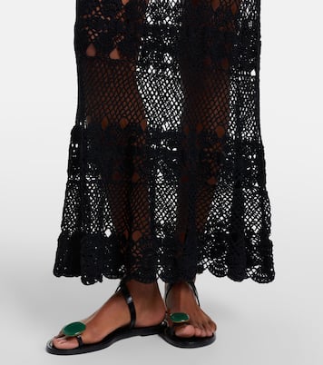 Marianne 크로셰 코튼 맥시 드레스 | Anna Kosturova