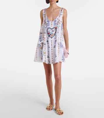 Bedrucktes Minikleid aus Baumwolle | Camilla