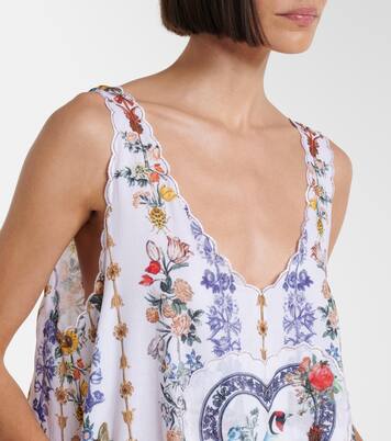 Bedrucktes Minikleid aus Baumwolle | Camilla