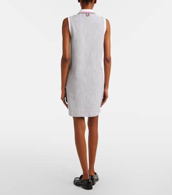 Cotton-blend tweed polo dress | Thom Browne