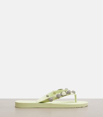 Cagole embellished thong sandals | Balenciaga