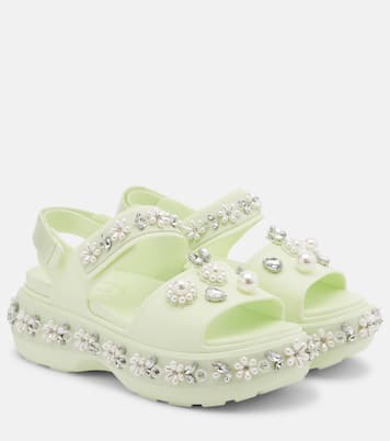 x Crocs embellished platform sandals | Simone Rocha