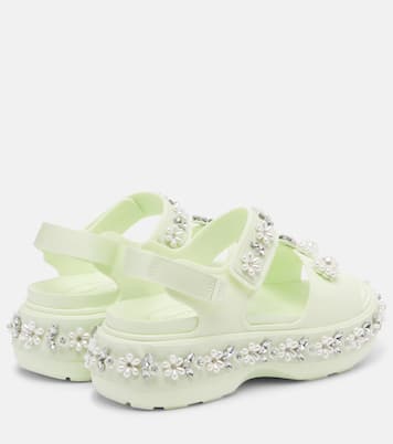 x Crocs embellished platform sandals | Simone Rocha