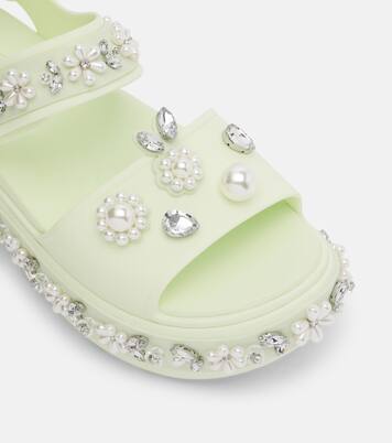 x Crocs embellished platform sandals | Simone Rocha