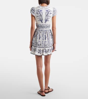 Flowers Arch floral cotton minidress | Farm Rio