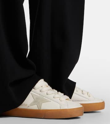Super-Star shearling-lined leather sneakers | Golden Goose