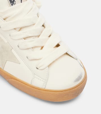 Super-Star shearling-lined leather sneakers | Golden Goose