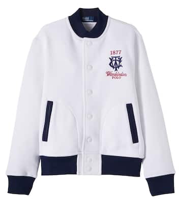 Bestickte Collegejacke aus einem Baumwollgemisch | Polo Ralph Lauren Kids