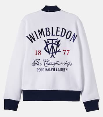 Bestickte Collegejacke aus einem Baumwollgemisch | Polo Ralph Lauren Kids