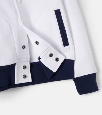 Bestickte Collegejacke aus einem Baumwollgemisch | Polo Ralph Lauren Kids