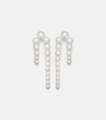 Aros Petite Perle Nuit de oro de 14 ct con perlas | Sophie Bille Brahe