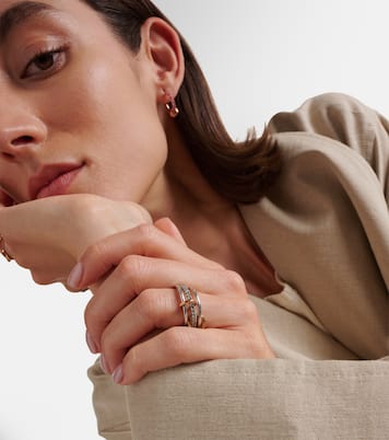 Anello Tigris MX Gris in argento con diamanti | Spinelli Kilcollin