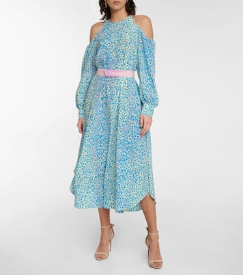 Bedrucktes Midikleid aus Seide | Stella McCartney