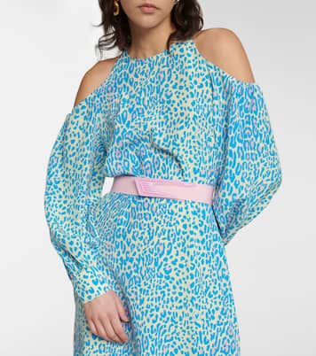 Bedrucktes Midikleid aus Seide | Stella McCartney