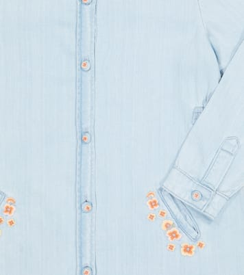 Robe brodée en chambray | Tartine et Chocolat