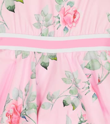 Robe en coton à fleurs | Monnalisa