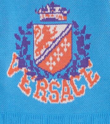 Intarsia cotton sweater | Versace Kids