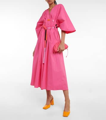 Abito midi Naomina in popeline di cotone | Roksanda