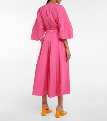 Abito midi Naomina in popeline di cotone | Roksanda