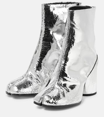Ankle Boots Tabi aus Metallic-Leder | Maison Margiela