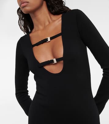 Jessie V-neck crêpe jumpsuit | Blumarine