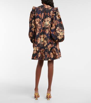 Robe Rhea en coton à fleurs | Ulla Johnson