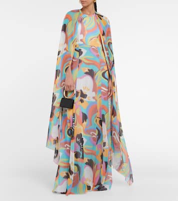 Printed silk gown | Etro