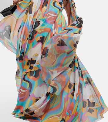 Printed silk gown | Etro