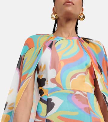 Printed silk gown | Etro