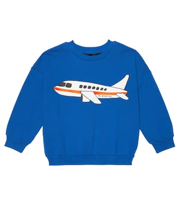 Sweatshirt Airplane aus Baumwoll-Jersey | Mini Rodini