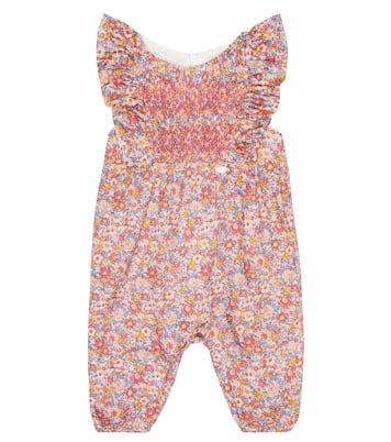 Baby floral cotton jumpsuit | Tartine et Chocolat