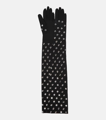 Verzierte Handschuhe aus Jersey | Alaïa