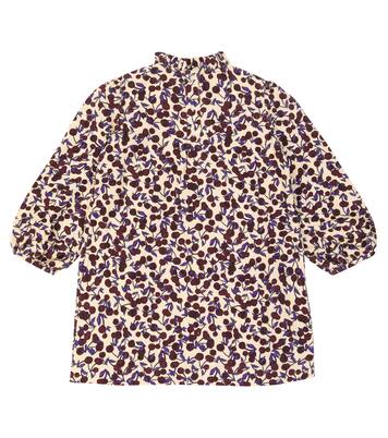 Topaz printed corduroy dress  | Bonpoint