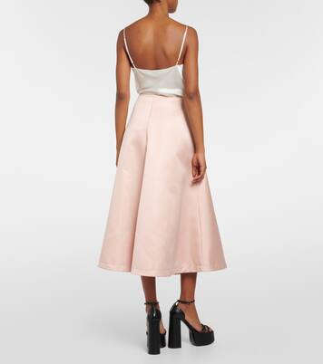 Midirock Varda aus Satin | Altuzarra