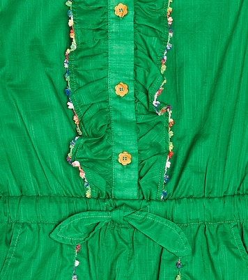 Junie frill-trimmed floral cotton playsuit | Zimmermann Kids