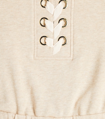 Cotton fleece playsuit | Chloé Kids